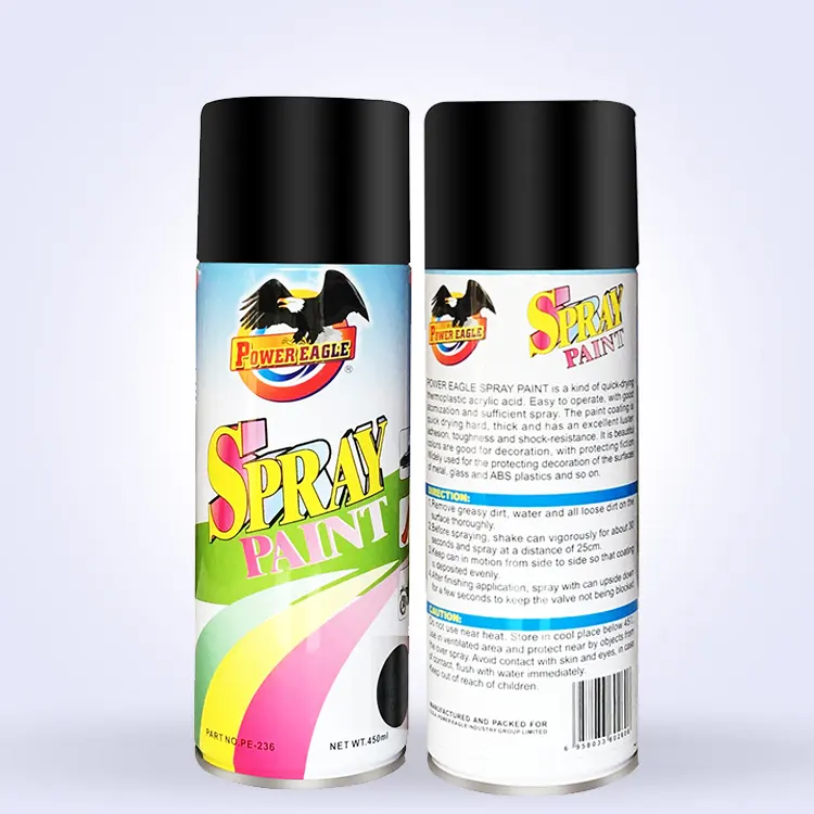 Aerosol de pintura de buena calidad al por mayor 450mL pintura de aerosol de pintura automática de bicicleta