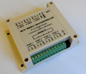 WIFI WS2811/WS2812Bコントローラー; ワイヤレスE1.31 (sACN) データ入力; SPI信号出力 (WS2811/WS2812Bピクセル用) - Product Image 1