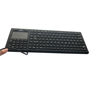Teclado impermeable IP68 con 122 teclas, incluye 24 teclas de función y teclado numérico