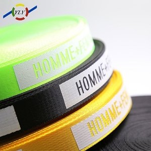<strong>Custom</strong> <strong>Printed</strong> Nylon Webbing Tape logo Jacquard <strong>Elastic</strong> Webbing for Underwear Manufacture in China