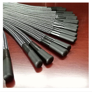 <strong>Customized</strong> logo in Tips <strong>Elastic</strong> Draw Cord With Silicone Tips for Hoodie - Product Image 1