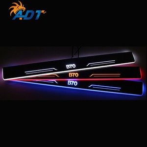 12-14V กันน้ำวัสดุอะคริลิคไดนามิก LED ต้อนรับประตูธรณีประตูไฟรถ Scuff แผ่นเหยียบโคมไฟสำหรับ W204 A6 F10 CRV - Product Image 4