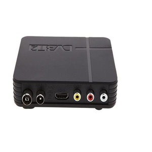 HD 1080P USB 2.0 MPEG4 H.264 AV IR מקלט מיני DVB T2 דיגיטלי יבשתי מקלט/מיני סט למעלה תיבת לרוסיה/אירופה/תאילנד