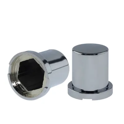 BS-NK1028 ABS Chrome phẳng hàng đầu xe tải Lug Nut bìa cho bán xe tải, Trailer hoặc HD xe tải với Push-On phong cách