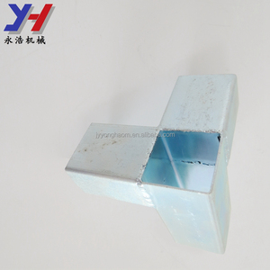 Pipe Fitting Customized Aluminum square Tube Corner Connector in 3 Way for <strong>Makeshift</strong> House - Product Image 4