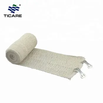 Hospital Cotton Crepe Elastic Bandages for Wound Care