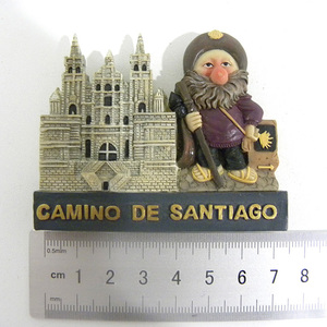 Wholesale Resin Camino De <strong>Santiago</strong> Souvenir Magnet for Gift - Product Image 5