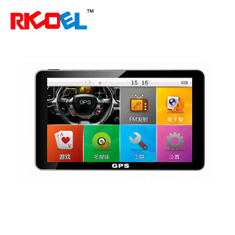 10 năm Nhà Máy 7 inch Thế Giới Công Nghệ Âm Thanh Xe Hơi GPS navigation cho Xe Tải