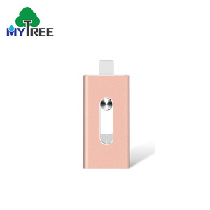 USB 2.0 8 Pin interfaccia e crittografia lettura ad alta velocità Otg Usb Flash Disk Stick Pen Memory Drive per Iphone - Product Image 1