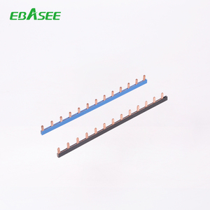 Cooper1P 100% 2P 3P 4P U Type /pin Type busbar สำหรับ MCB ทองแดง busbar โรงงานจีน63A โดยตรง80A 100A - Product Image 3
