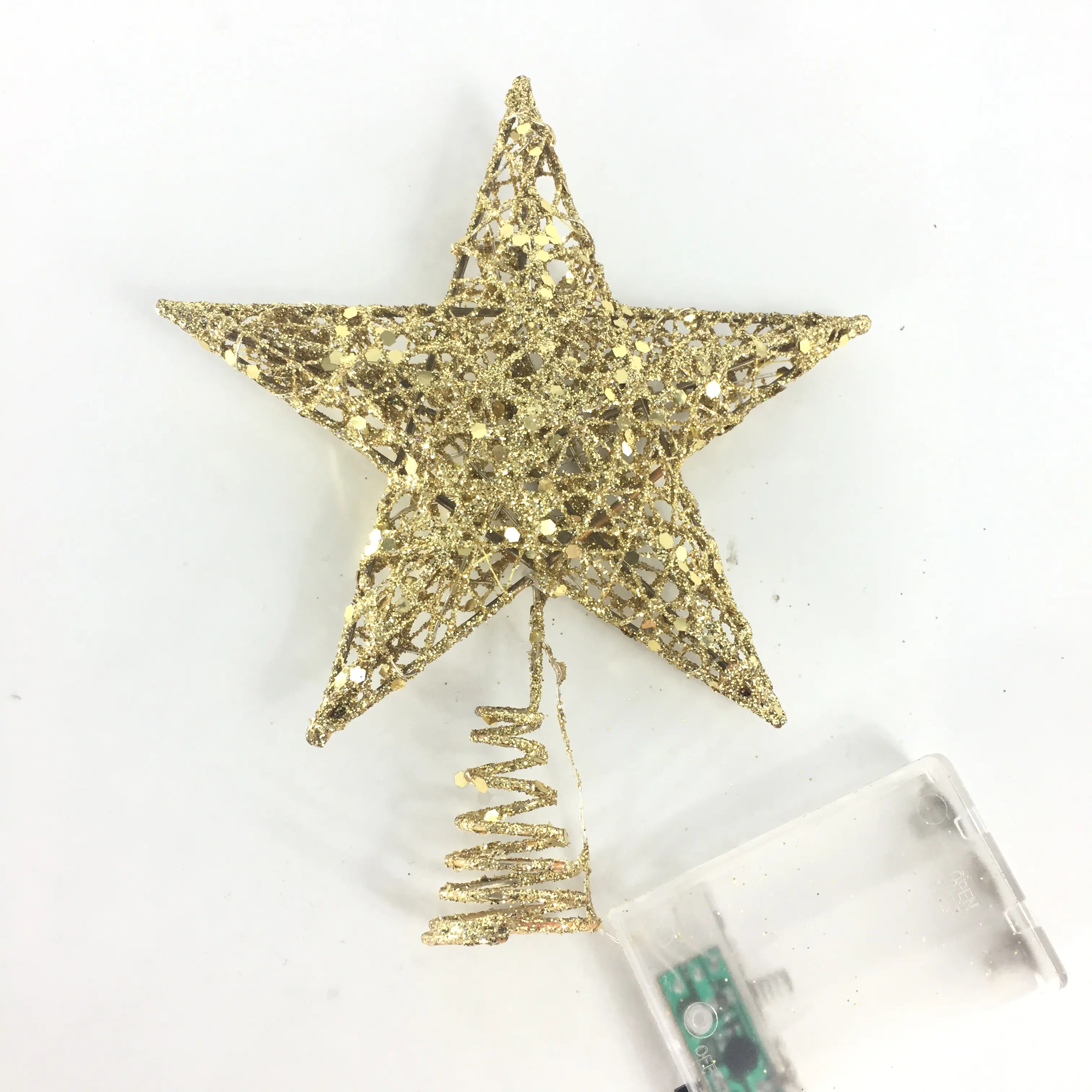 2019 vendas quente feliz natal decoração com forma de estrela