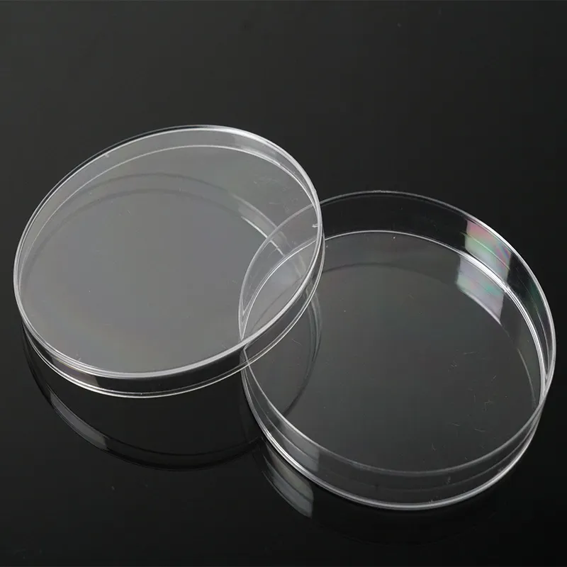 Disposable Sterile 30mm 35mm 60mm 65mm 70mm 75mm 90mm 150mm 200mm Petri Dishes With 2 Rooms