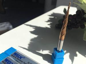 Cad凸轮车床硬质合金锥度球鼻端铣削刃磨雕刻工具机cnc固体木工铣刀钻头 - Product Image 4