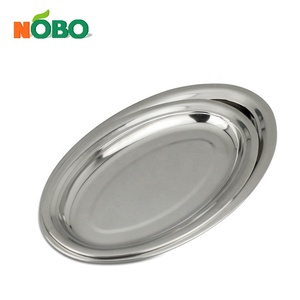 工厂批发定制椭圆形托盘不锈钢深蛋形托盘为家庭厨房 - Product Image 4