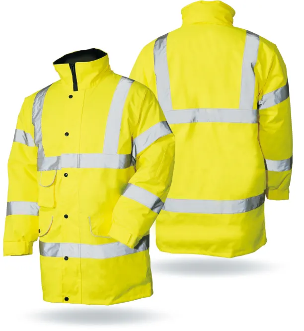 Hola Vis impermeable y transpirable de seguridad reflectante ropa de hombre de seguridad de azul negro chaqueta de seguridad reflectante 3m