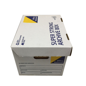 Impresión personalizada papel corrugado Oficina archivo almacenamiento banquero caja - Product Image 5