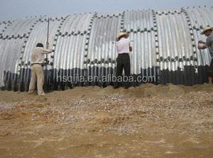 Galvanized Corrugated Steel <strong>Tube</strong> Corrugated Steel Pipe Assembly <strong>Segmentalized</strong>