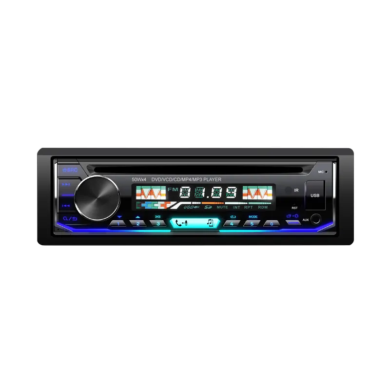 car stereo Single din in-dash universal car dvd with fm radio auto audio player BT with usb sd slot stereo display siri