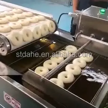 자동적인 전기 가스 세륨을 가진 상업적인 도넛 프라이팬 기계
