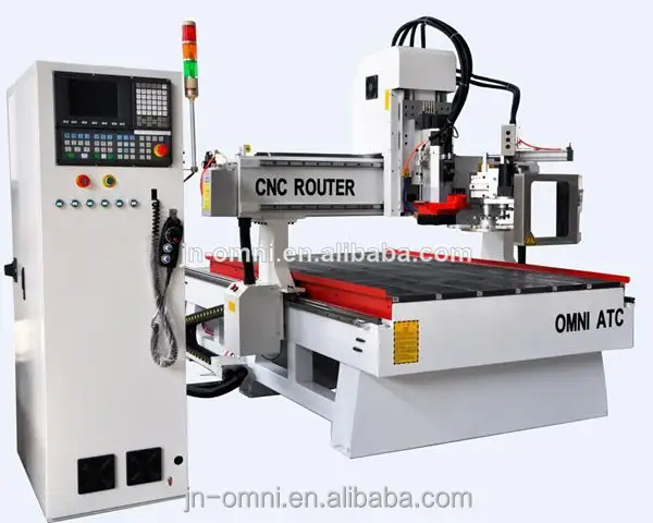 Máquina de gravação do roteador jinan omni atc 9kw hsd, cnc 1325