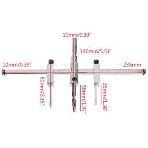 Adjustable 40-200mm Metal Wood Circle <strong>Hole</strong> Saw Drill Bit Cutter Kit DIY Tool - Product Image 2
