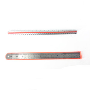 Imperial Scale Ruler Engineering <strong>Architect</strong> Ruler 12&quot; Inch Laser Etched Triangular Scale Ruler - Product Image 2