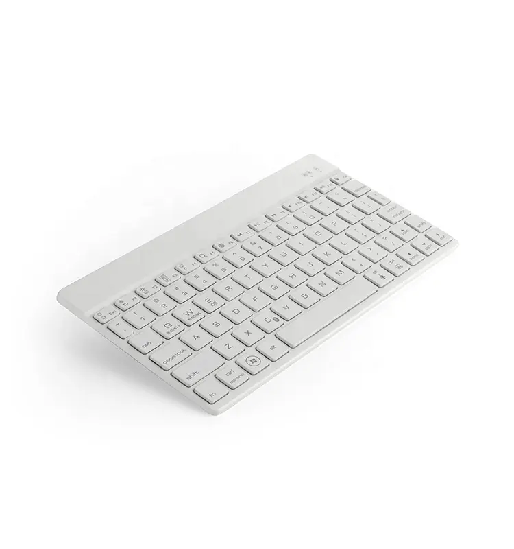 Magro mini teclado sem fio bluetooth, para smartphone portátil, tablet, pc, teclado