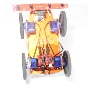 4-Kanal DC Motor Servo Drive Controller Batterie betriebener Smart Car Robot Elektronisches Musikspiel zeug mit Licht klang funktionen - Product Image 4