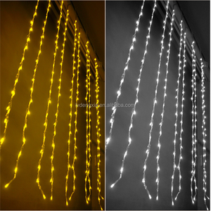 3M x 3M 300 <span class=keywords><strong>Led</strong></span> חג המולד חיצוני תליית תאורת <span class=keywords><strong>LED</strong></span> מחרוזת וילון פיות אורות חיצוני חתונה מסיבת קישוט - Product Image 3