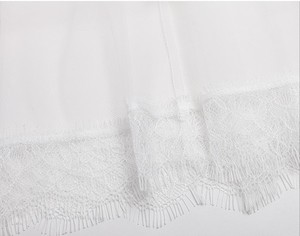 ホワイトドレスパーティーウェア女性半袖ボディコンドレスサマーフリンジタッセルホワイトドレス - Product Image 6