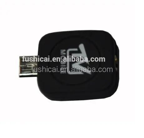 Mini sintonizador de tv para celular, receptor micro usb de bolso para tv portátil, dvb-t/ISDB-T, adaptador para antena de tv para celular android