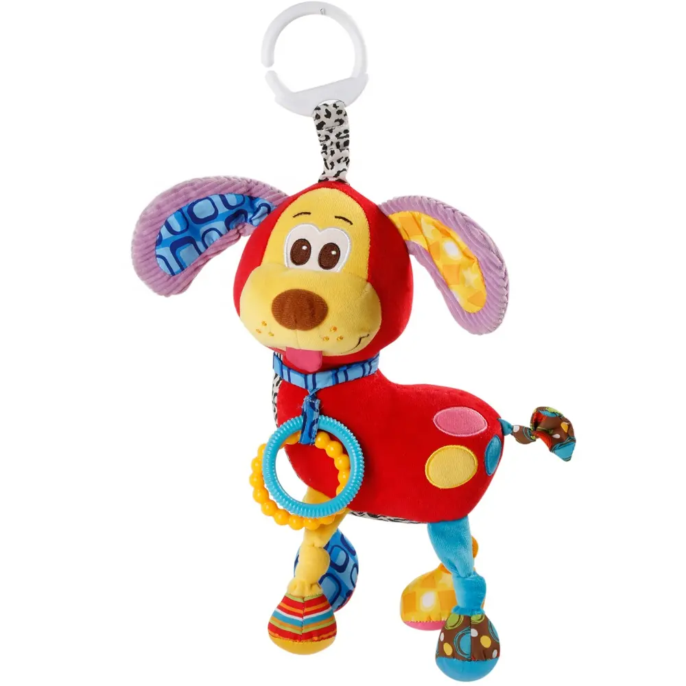 Lit bébé suspendus jouets en peluche bébé musical suspendu chien hochet jouets
