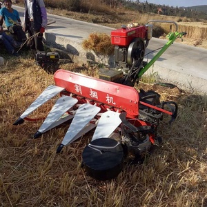 Mini buğday çeltik kesici biçerdöver makinesi