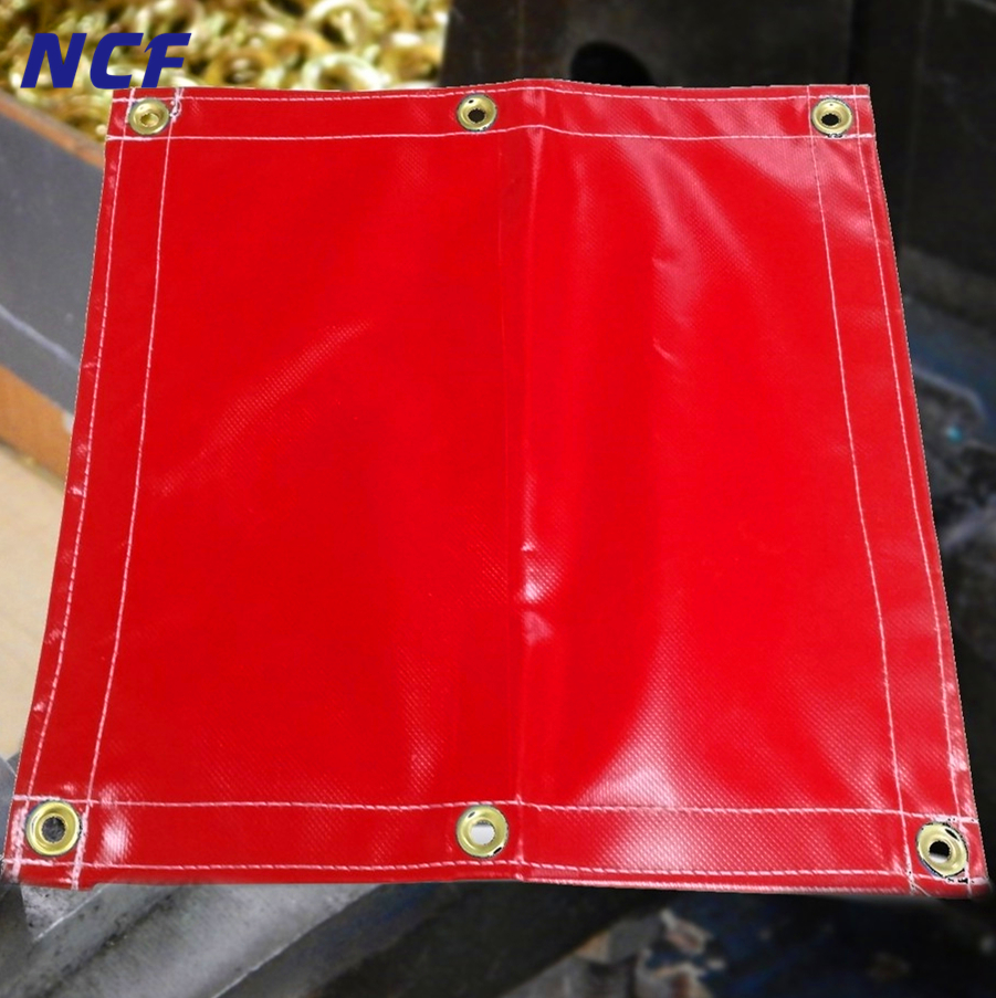 Bâche PVC-1.5x50m, Rouge