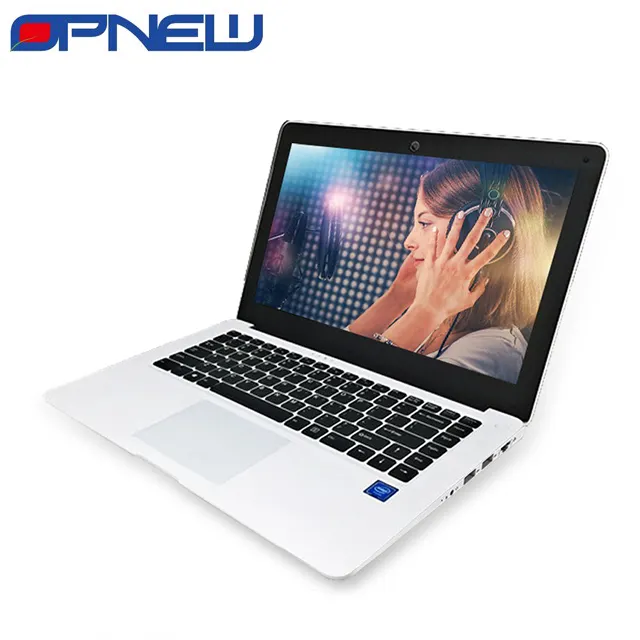 זול Ultra-slim 13.3 אינץ ליבה כפולה מחשב נייד netbook wm8880 מעבד 1.52Ghz עם BT RJ45 יציאת HDM 1GB DDRII 16GB Nandflash