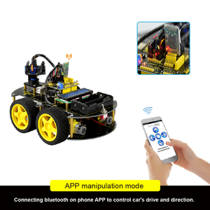 Keyestudio 4WD <span class=keywords><strong>Bluetooth</strong></span> Многофункциональный DIY автомобиля для arduinos робот с LCD1602/<span class=keywords><strong>Bluetooth</strong></span>