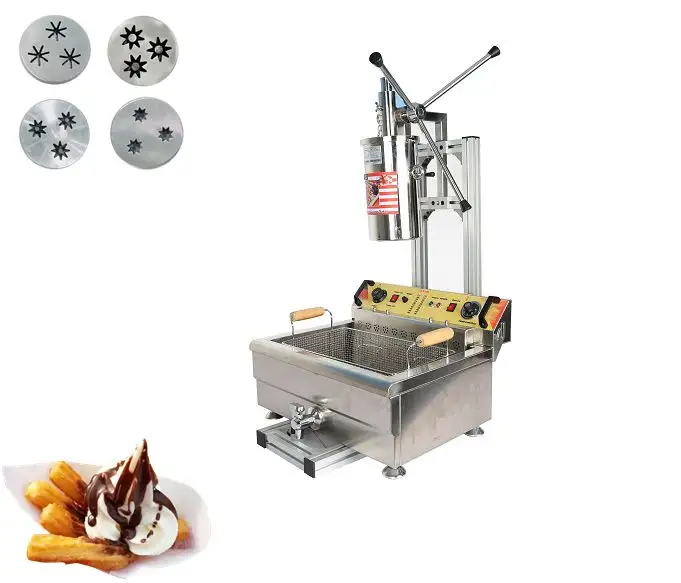 Spagnolo manuale churro maker macchina churro e friggitrice churro maker machine