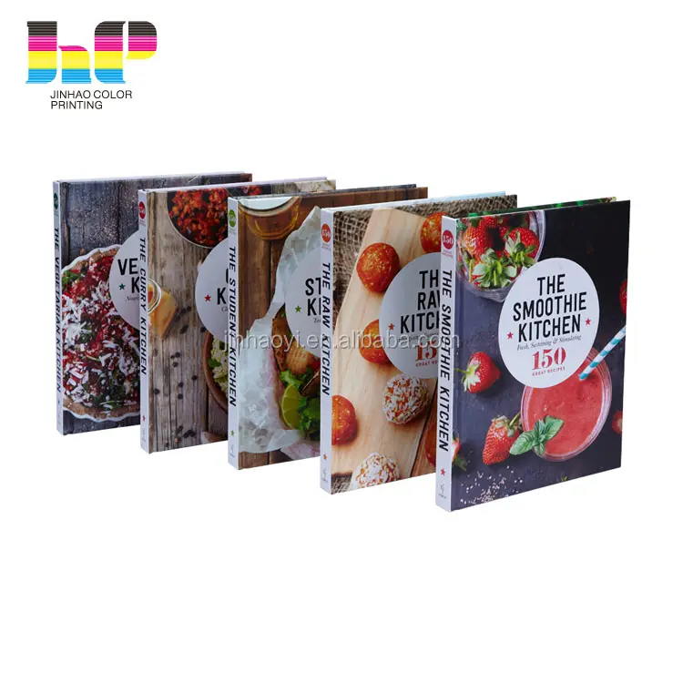 Personalizado high-end hotel lista de preços da comida impressão serviço de impressão profissional culinária ensino livro impressão