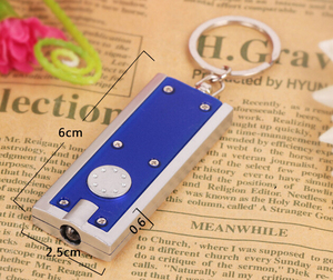 促销 LED 钥匙扣，定制便宜钥匙扣定制标志 - Product Image 1