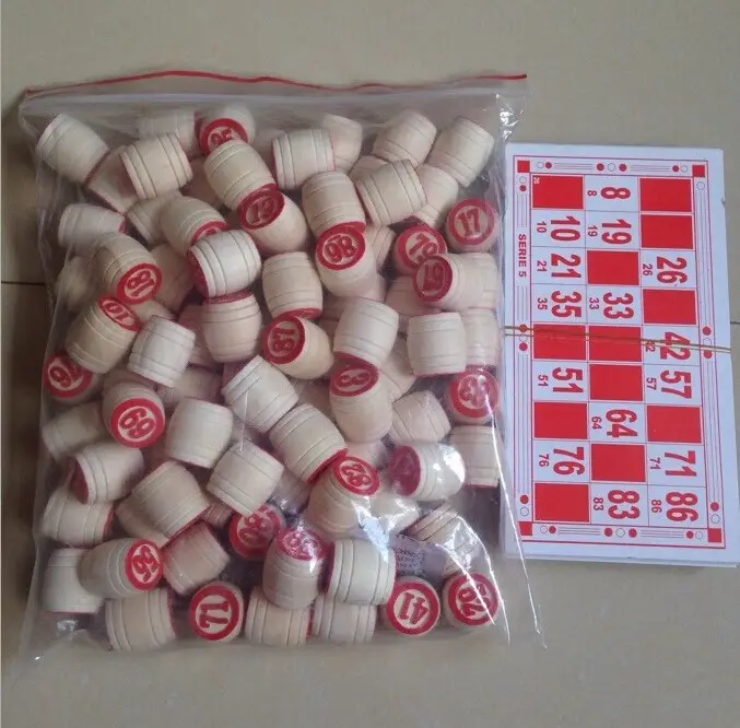 Jogo russo de madeira bingo lotto, jogo de xadrez presente agradável