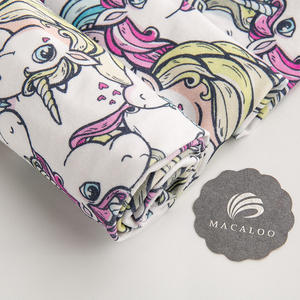 High quality unicorn single jersey knit digital <strong>printed</strong> baby cotton fabrics