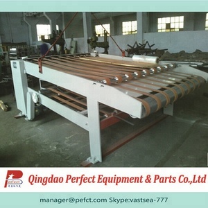 Qingdao גלי תיבת מכונת יצרן 1600 mm 2 רובדי חליל קרטון cnc שיסוף קימוט מכונת חיתוך
