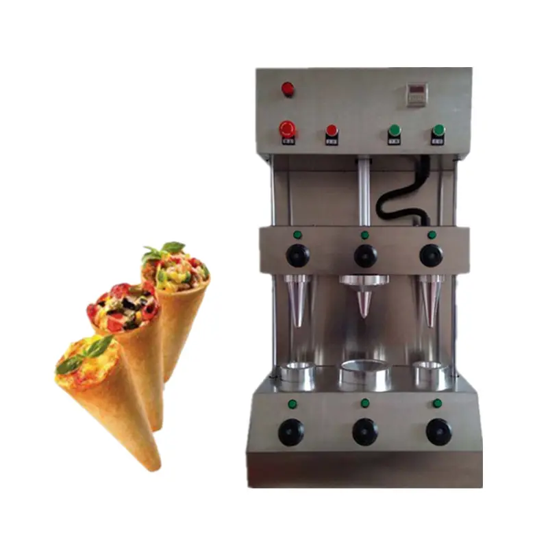 Máquina Eléctrica de fabricación de pizza de cono cónico de acero inoxidable, precio
