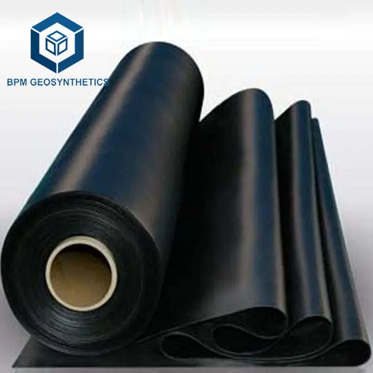 Tapis de géomembrane en PVC, 1mm, revêtement doux, HDPE, eau marine, prix usine