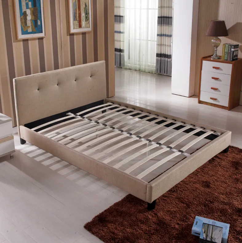 Bellezza Imbottita In Legno Letto In Tessuto Disegni Con Tutte Le Dimensioni