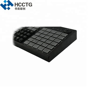 PS/2 + USB 双接口膜 76 键编程 POS 键盘与 MSR KB76M