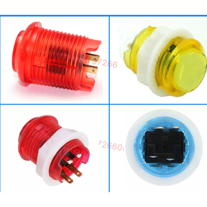 Arcade <strong>Push</strong> <strong>Button</strong> <strong>Led</strong> Illuminated 5 Colors Arcade Game Parts 24mm <strong>Led</strong> <strong>Push</strong> <strong>Button</strong> - Product Image 4