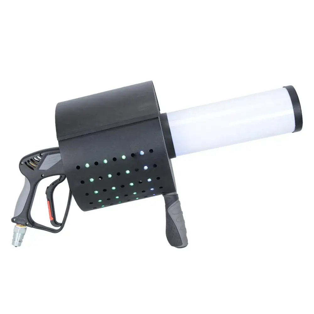 LED 7 farbe DJ hand shooter CO2 konfetti pistole