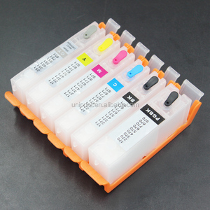 6 Colors Pgi770 Cli771 Compatible for Canon <strong>PIXMA</strong> <strong>MG7770</strong> Printer Refillable Ink Cartridge with ARC Chip
