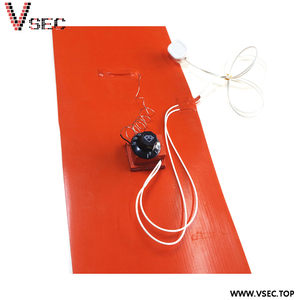 200升55加仑220v 2000瓦油桶加热鼓带加热器，带可调温度控制器